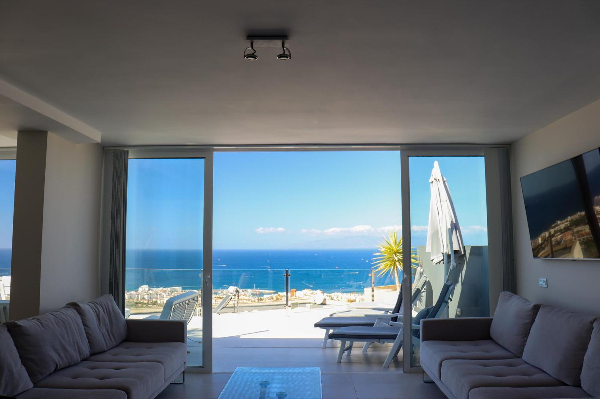 Azure Sky Villa - Panoramic Ocean View, Luxury, San Eugenio Costa Adeje  ภายนอก รูปภาพ