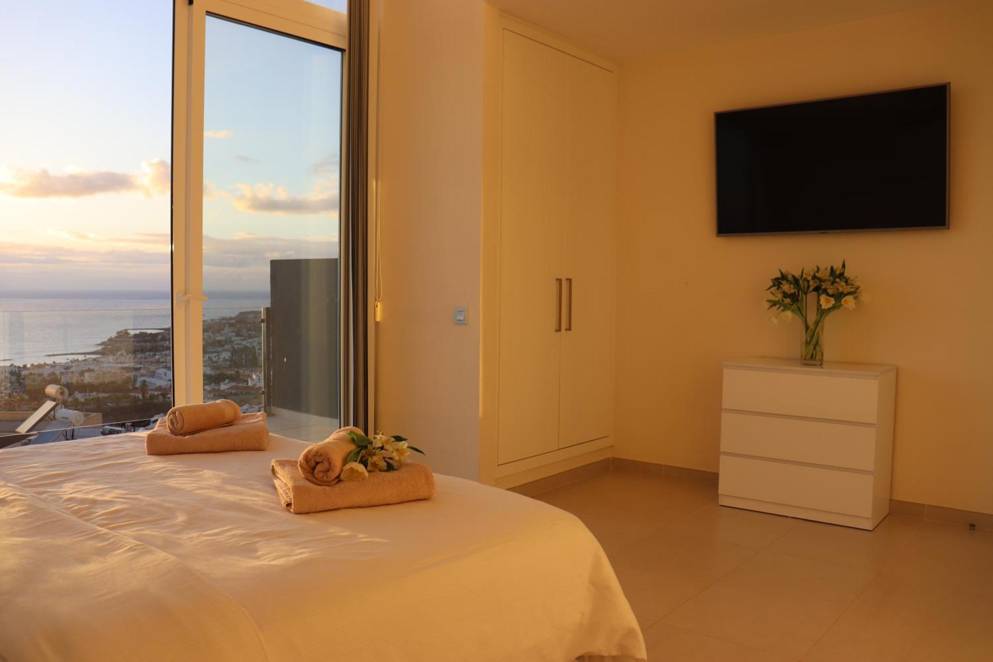 Azure Sky Villa - Panoramic Ocean View, Luxury, San Eugenio Costa Adeje  ภายนอก รูปภาพ